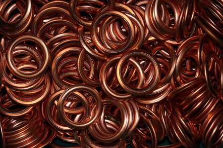 工业用垫圈铜，用于安装和密封部件