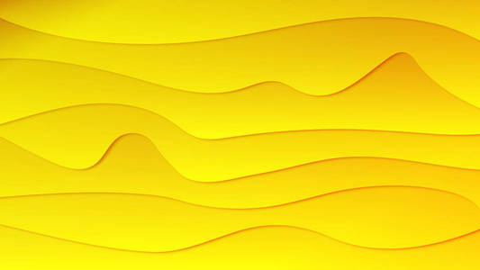 浅黄色背景带抽象线条..带有渐变的抽象风格的彩色插图。背景的纹理波模式。用曲线和阴影抽象背景。