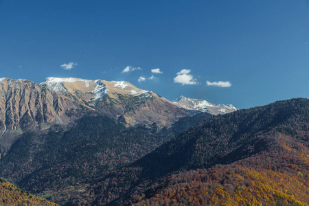 山里的风景。 罗莎科托。