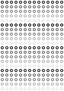  White Circles pattern for Illustrator. Use this vector for your