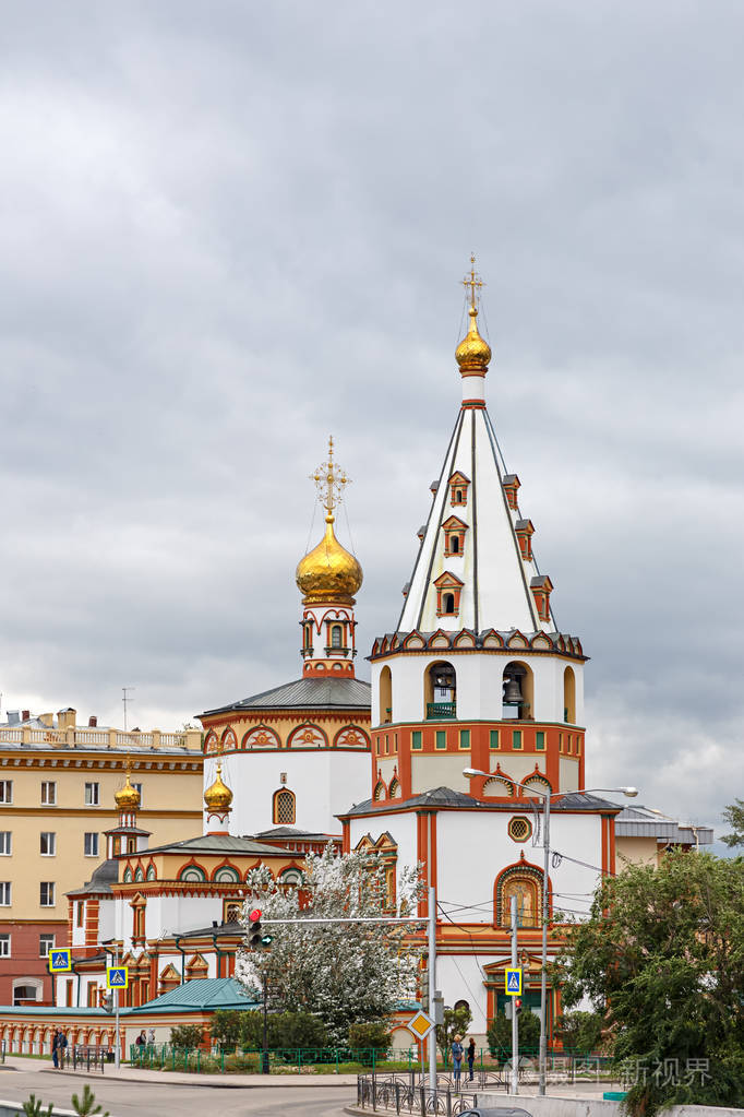 俄罗斯伊尔库茨克主顿悟的大教堂东正教天主教堂
