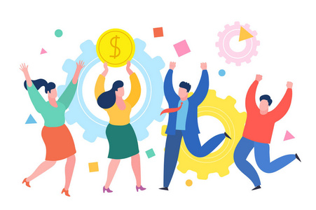 财富人图片-财富人素材-财富人插画-摄图新视界