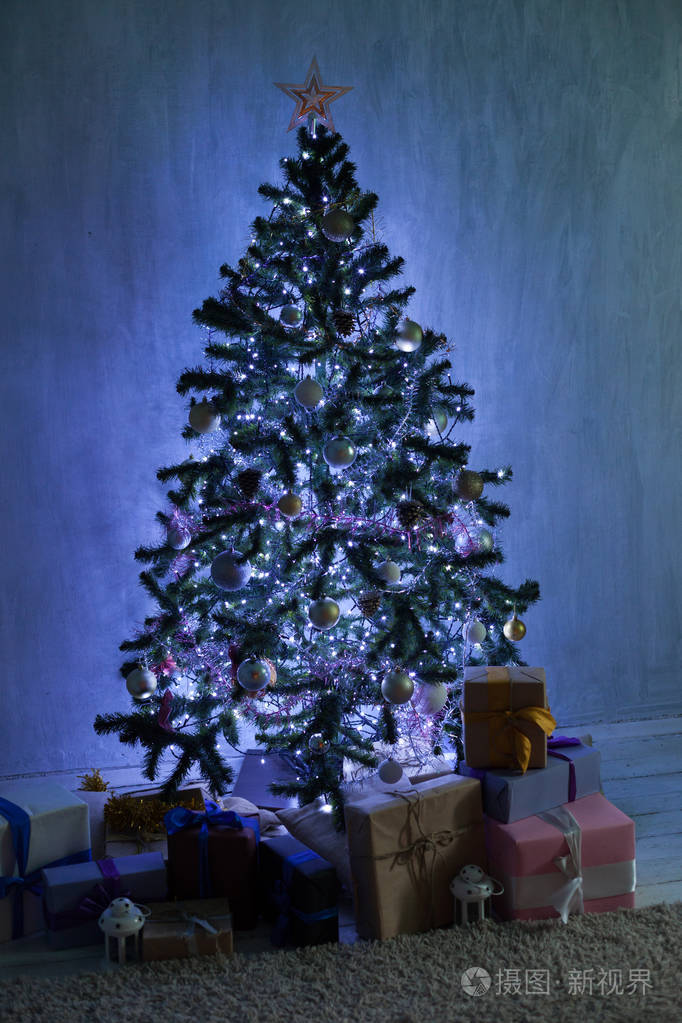圣诞树照明festoon室内新年礼物