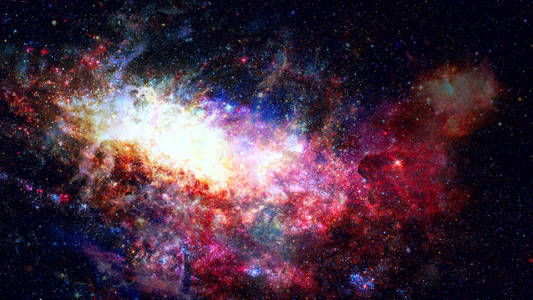 星云和深空的恒星。 这幅图像的元素由美国宇航局提供。