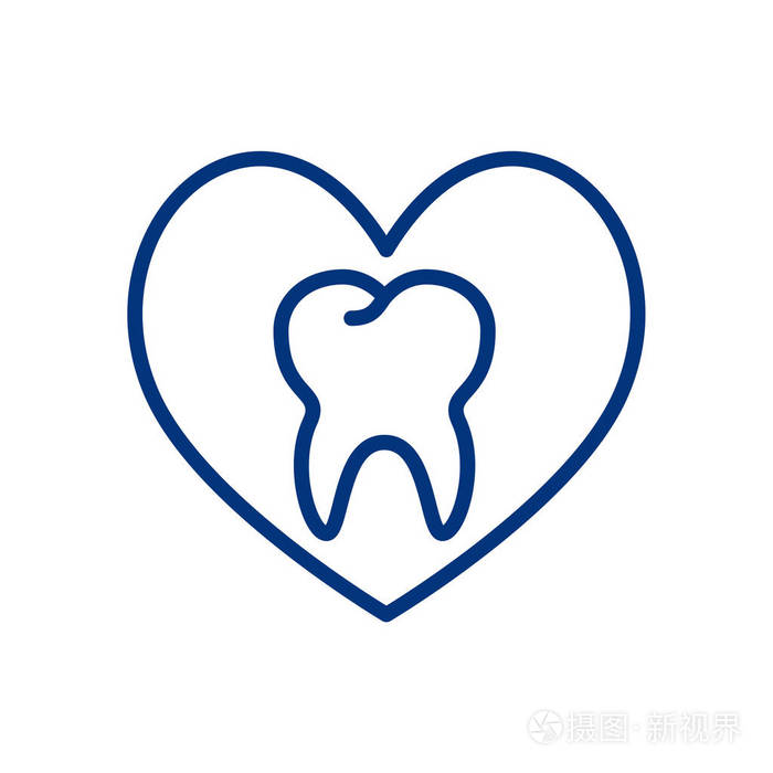 牙科标志矢量设计模板. 牙科护理.插画-正版商用图片14bba5-摄图新视