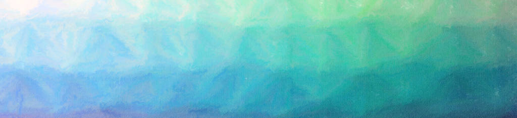 抽象蓝绿蜡蜡笔横幅背景插图