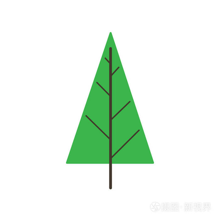 圣日的简单形状. 圣诞快乐,新年快乐