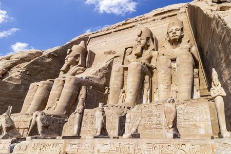 埃及拉米斯二世的大庙阿布西伯