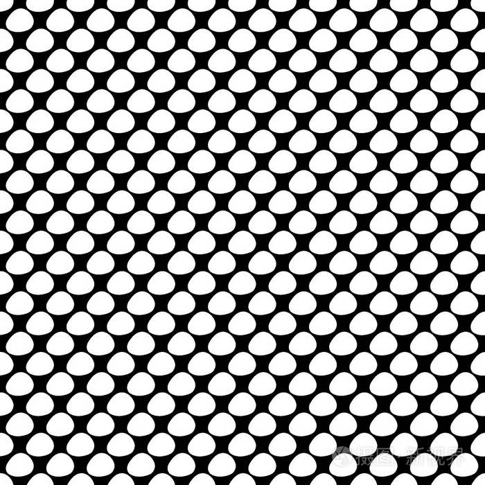 变形灰点的排列黑色背景上的灰点结构斜黑线和小方格原子碎片图案