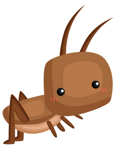 卡通蟋蟀图片-卡通蟋蟀素材-卡通蟋蟀插画-摄图新视界