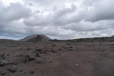 火山景观蒙特纳斯德尔福戈蒂曼法亚国家公园兰萨罗特加那利群岛西班牙