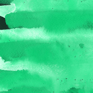 绿色抽象背景，水彩颜料纹理