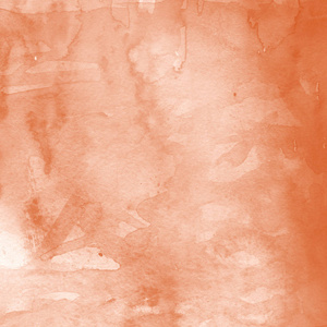橙色水彩颜料纹理抽象背景