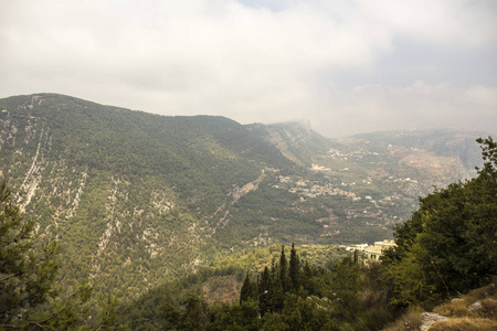 s Qadisha Valley landscape. The historic and narrow Qadisha Vall