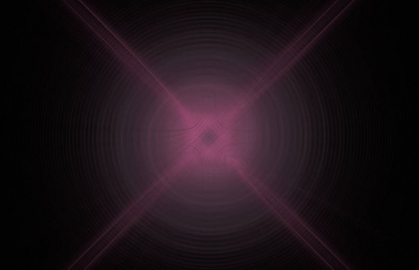 黑色背景上的粉红色交叉漩涡抽象分形。 幻想分形纹理。 数字艺术。 三维渲染。 计算机生成的图像