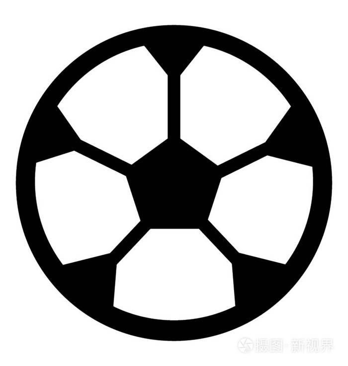 足球平面图标设计