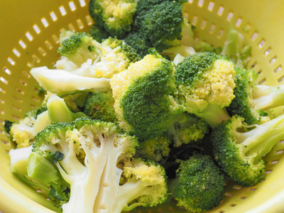 西兰花甘蓝菜马齿苋蔬菜素食和素食