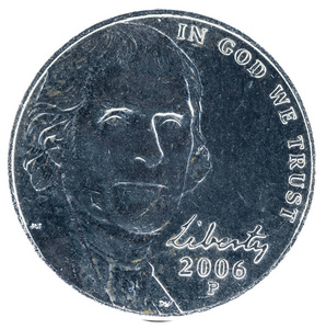 美国硬币。 2006年5。