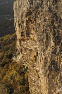 照片纹理峡谷卡奇峡谷在克里米亚