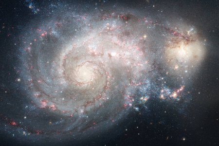 星云星系和恒星组成美丽。 深空艺术。 这幅图像的元素由美国宇航局提供。
