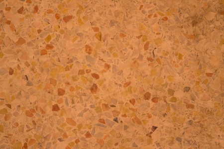水磨石抛光石地板和墙面图案和彩色表面大理石和花岗岩石材装饰背景纹理室内设计。
