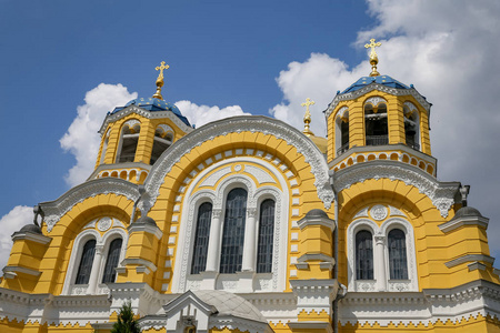 乌克兰基辅市圣沃洛迪米尔大教堂