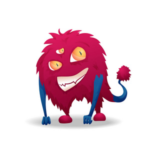 粉红色的怪物图片