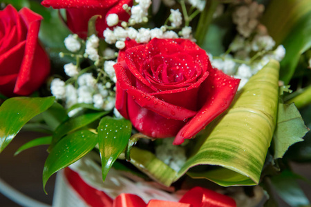 抽象的花背景复古风格的照片结婚纪念日贺卡情人节礼物爱情概念照片