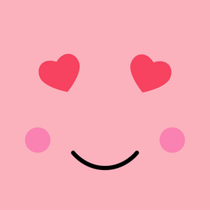 幸福笑脸卡通插图图片