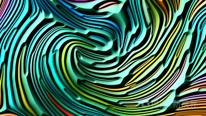 图案三维渲染的构成——以自然形态几何为主题的艺术创新设计与装饰