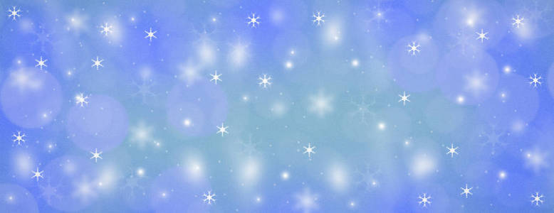 冬天的户外,雪花飘落,全景网横幅横着,雪背景,闪闪发光的庆祝理念和