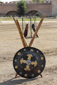 中世纪盾牌在中世纪军营娱乐中的前景
