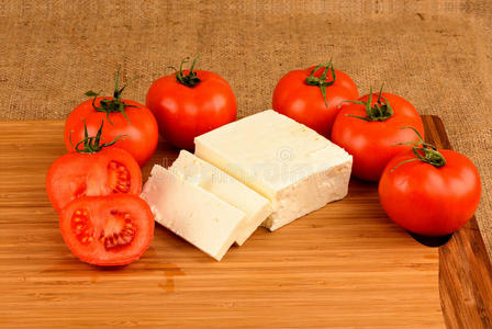 奶酪和西红柿