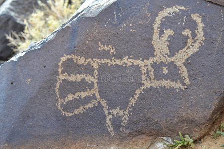 纪念碑 历史 阿尔伯克基 美国人 雕刻 岩画 新的 火山