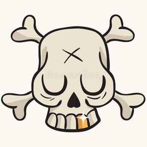 可爱骷髅头可爱的金牙骷髅头照片