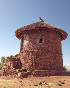 埃塞俄比亚拉利贝拉的传统住宅