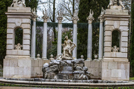 阿波罗。马德里阿兰朱耶斯宫殿的装饰性喷泉，