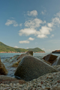 红塘岛海滩景观