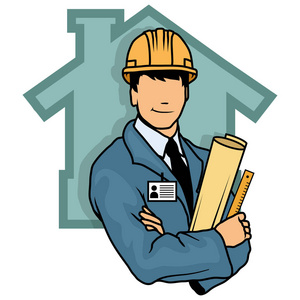 卡通工程师图片