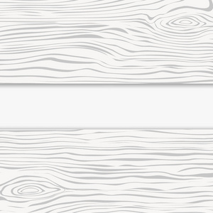 白色木制木板表面。 切割砧板作为文本。 木制的纹理。 矢量插图