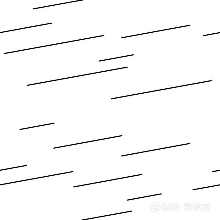 矢量无缝黑白虚线图案抽象背景