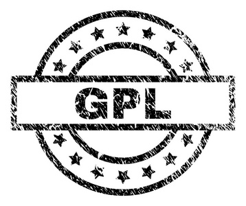 划伤的纹理 gpl 邮票印章