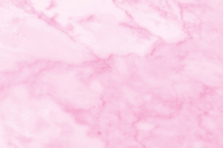 粉红色大理石纹理背景。 设计表面空白