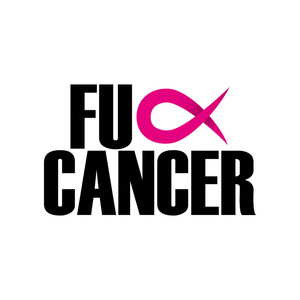 操癌症乳腺癌手绘乳腺癌意识月字母短语。 刷墨矢量报价横幅贺卡海报设计。