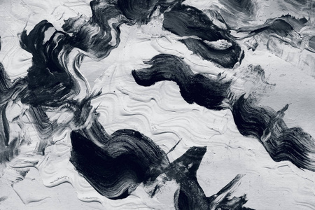 大理石风格.黑白油漆笔画纹理.用于网页和游戏设计的壁纸.干墙泥艺.