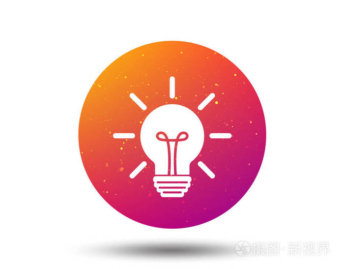 灯泡图标灯照明标志