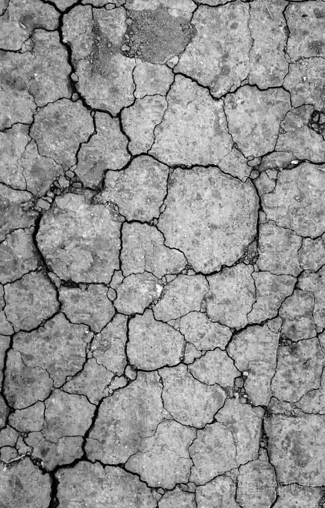 开裂的地球背景纹理