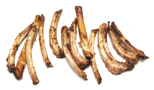 吃剩的肉骨头图片