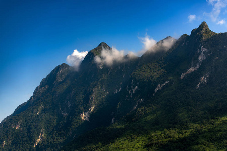 泰国清迈省道莲道高山景观