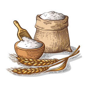 新鲜的面粉图片-新鲜的面粉素材-新鲜的面粉插画-摄图新视界